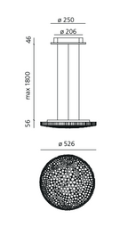 Artemide Calipso Suspension